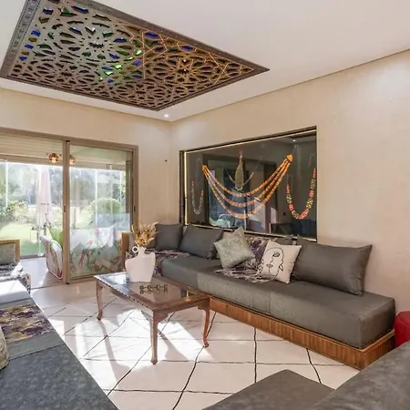 Perle Rare A Prestigia - Vue Sur Piscine & Jardin Apartment Marrakesh Exterior photo